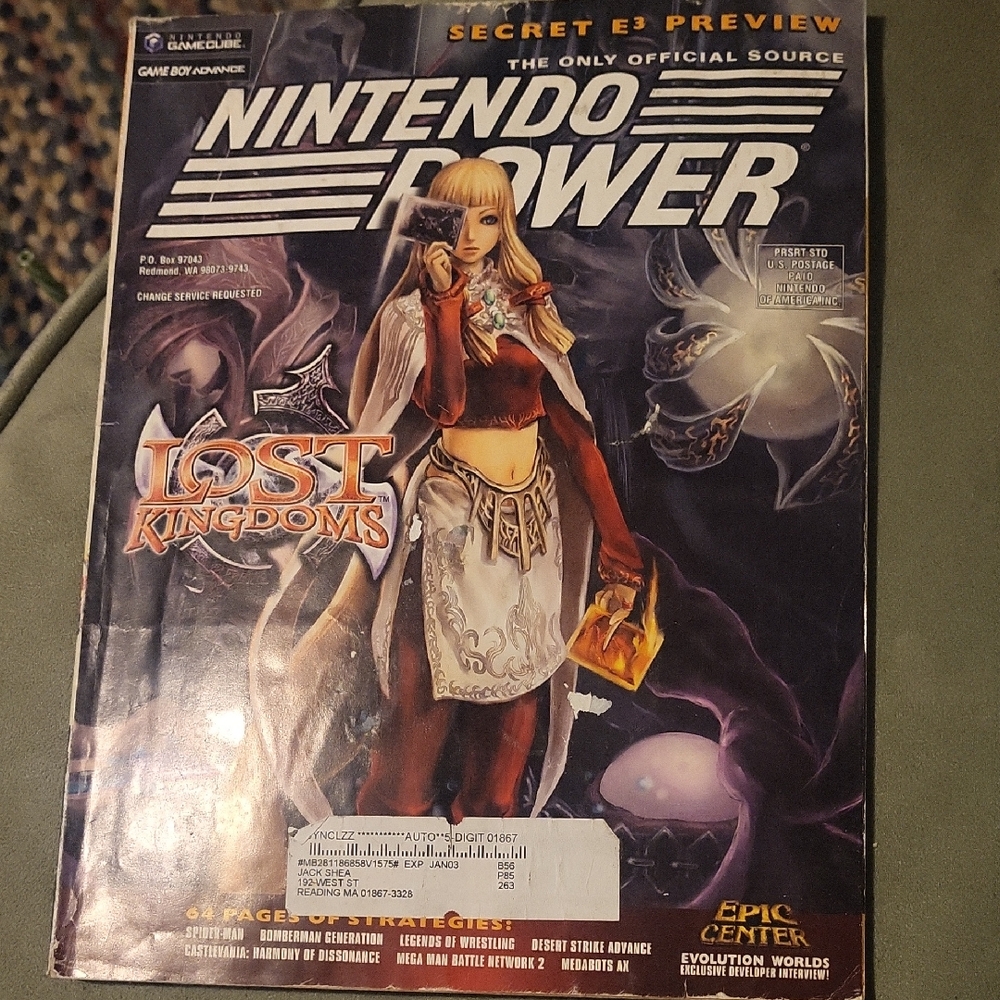 Nintendo Power Magazine - Lost Kingdoms Edition with Purple and Gold Accents